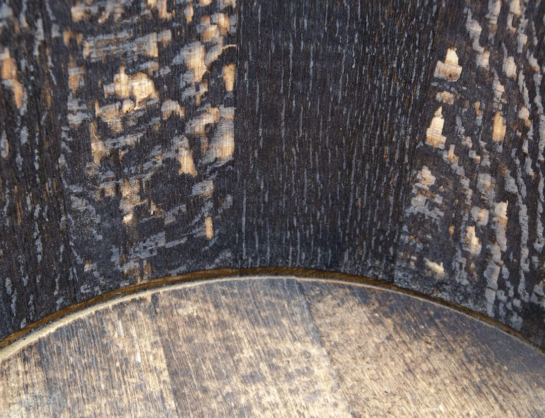 Halbes Fass aus einem originalen schottischen Whiskyfass (Oberfläche geölt)