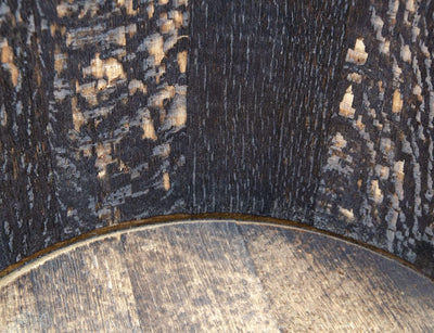 Halbes Fass aus einem originalen schottischen Whiskyfass (Oberfläche geölt)