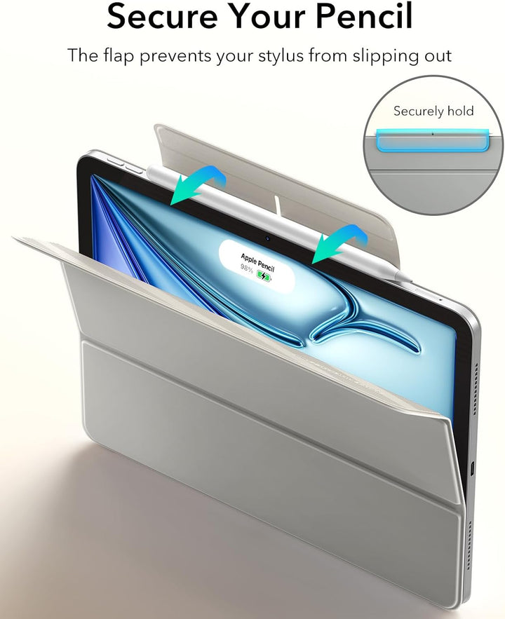 ESR für iPad Air 11 Zoll 2026 Hülle M4/M3/M2, iPad Air 5/4 Hülle (2025/2024/2022/2020) Starke Magnet