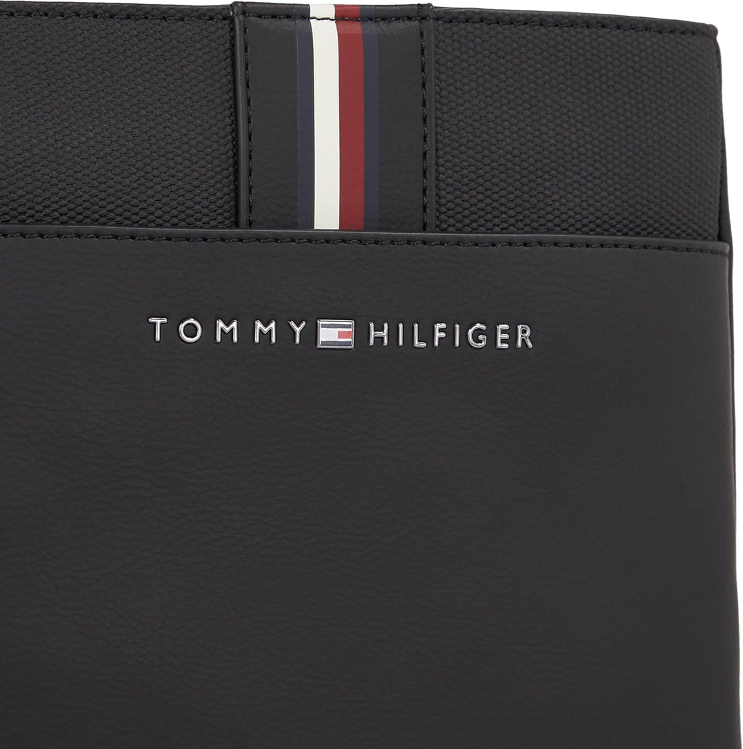 Tommy Hilfiger Herren Crossbody Bag Tasche Corporate Mini Crossover Mittelgross, Schwarz (Black), On