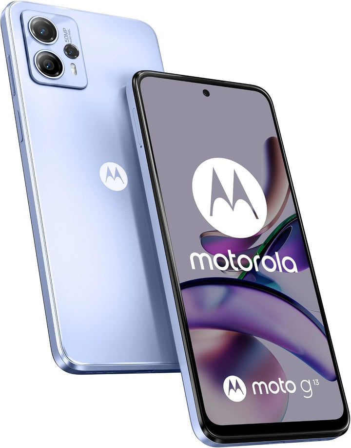 Motorola Moto (g13, 16.5 cm 90Hz HD+ Display, 50MP Quad Pixel Kamera, Dolby Atmos Stereo Lautspreche