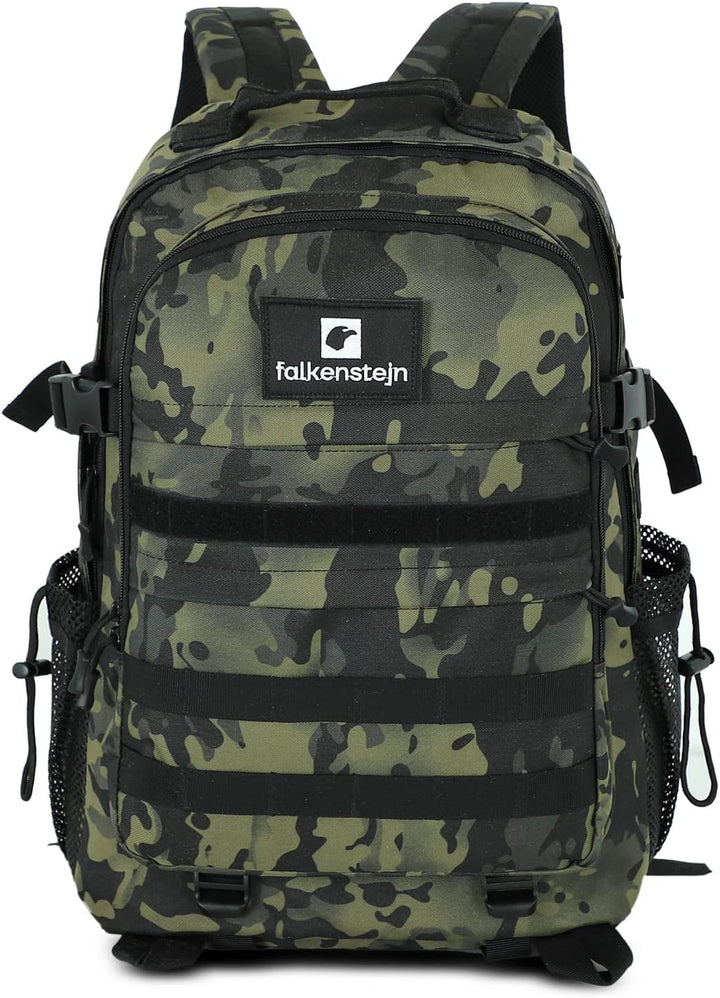 FALKENSTEJN Rucksack für Freizeit Outdooraktivitäten Schule Arbeit Multifunktionsrucksack Woodland 3
