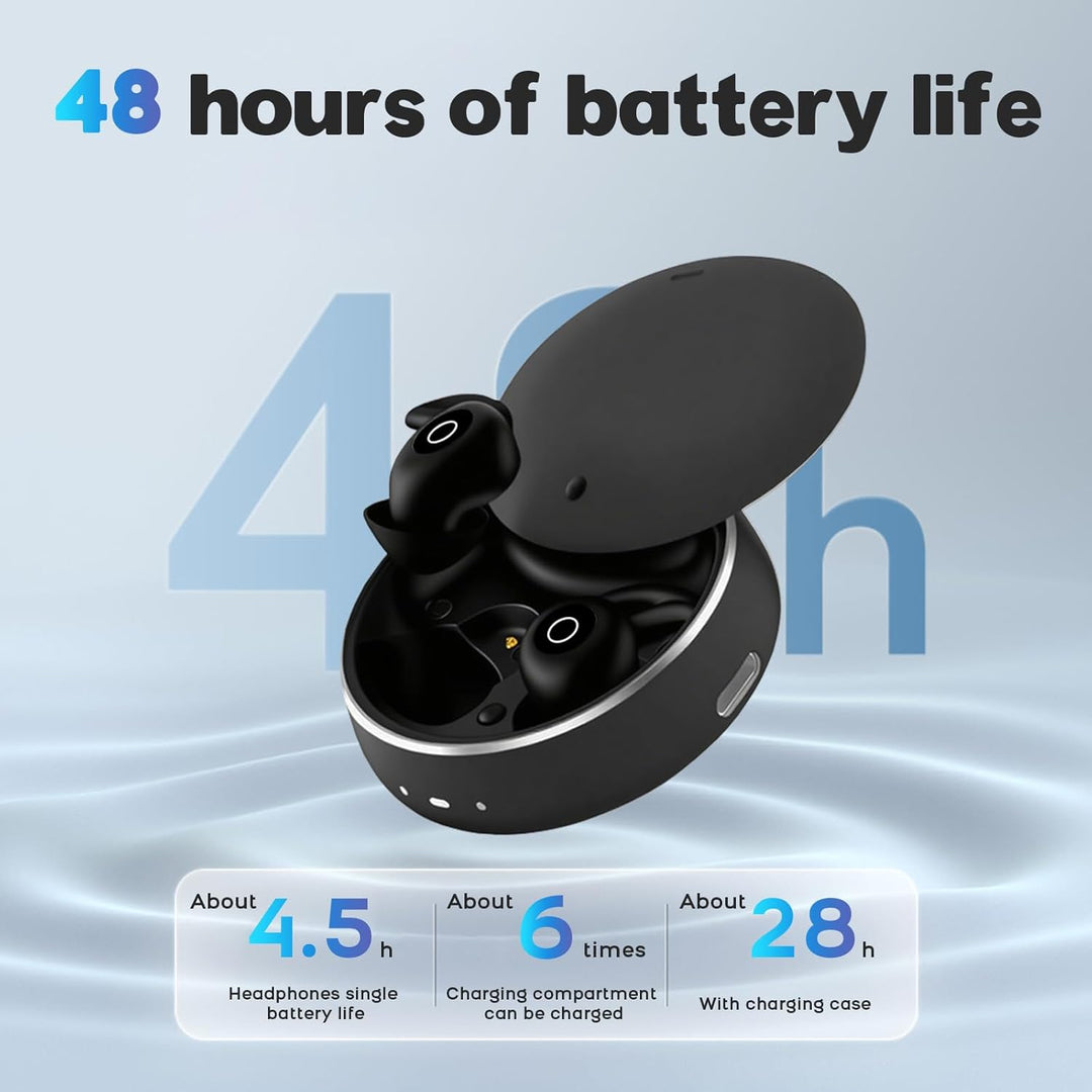 Novonell Snooze Pods Pro, Anti Schnarch-Kopfhörer für Seitenschläfer, Ultrabequem & Geräuschfrei Sch