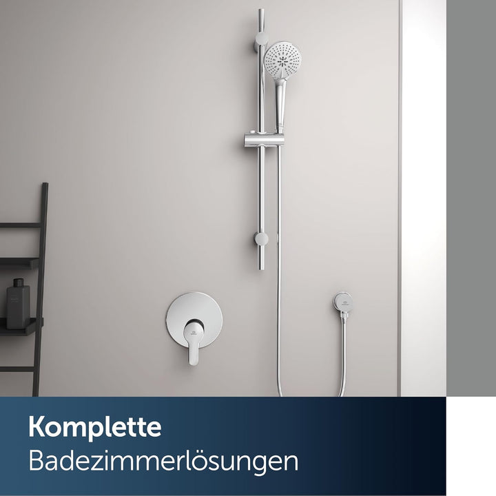 Brausestangen-Set Ideal Standard B9508AA, Serie M3 Smart, 720 mm Duschstange mit 100 mm Durchmesser