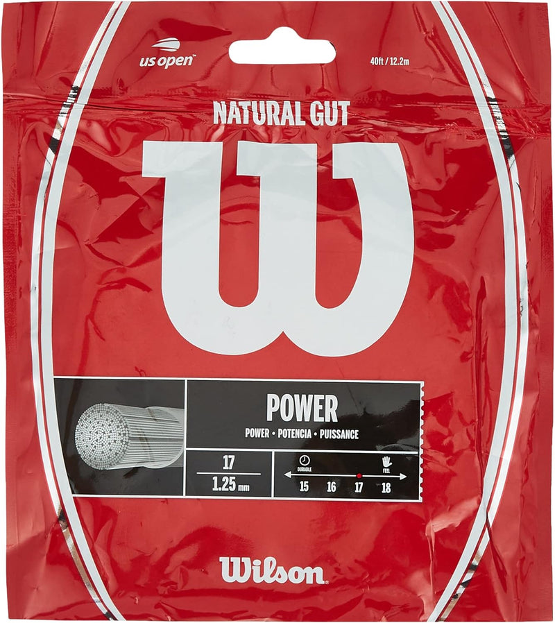 Wilson Natural Gut Tennisschläger, Farbe (wrz999: Set) Einheitsgrösse, Einheitsgrösse