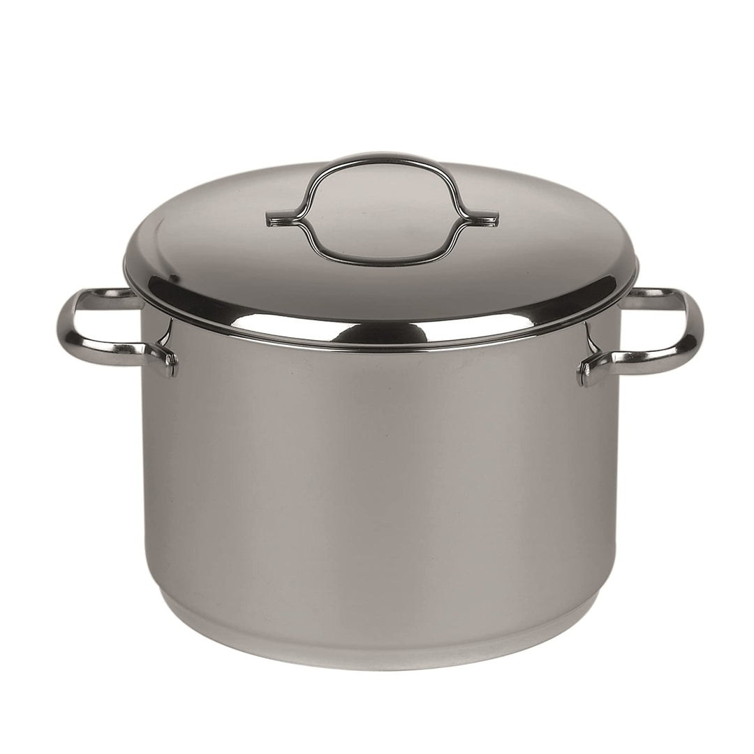 Riess 1823-043 Hoher Topf mit Deckel, CRISTAL, Durchmesser 20 cm, Inhalt 4,1 Liter, Edelstahl