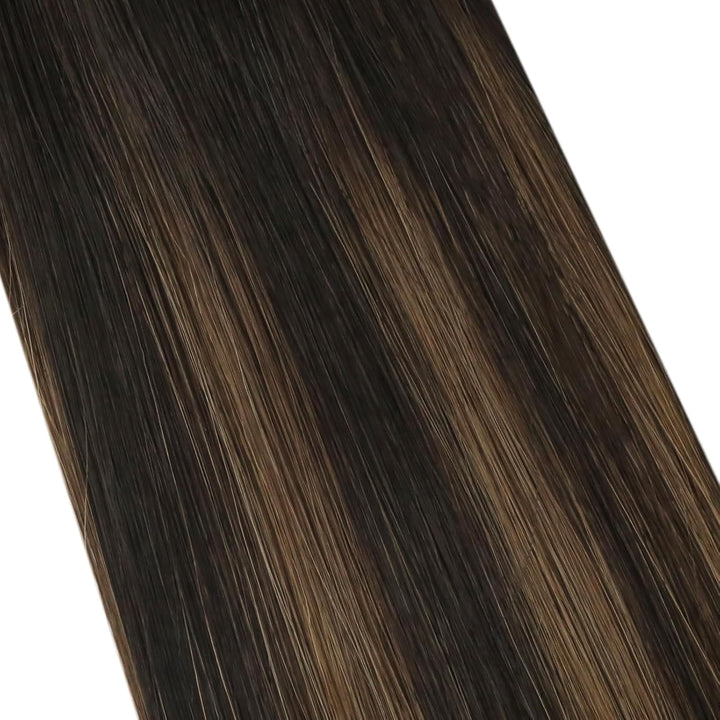 Moresoo Tape Extensions Echthaar 30 cm Balayage Remy Menschliches Haar Skin Weft Extensions Tape in