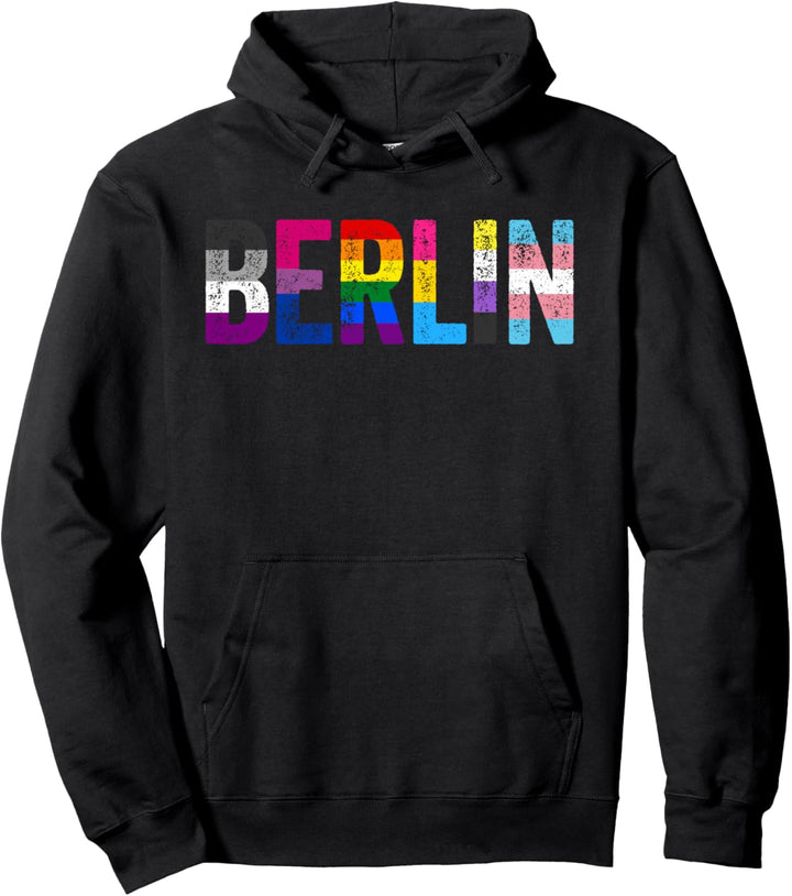 Berlin Gay Pride, LGBT-Regenbogenfahnen, Gay Pride Pullover Hoodie