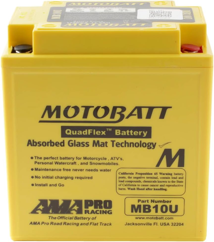 MOTOBATT AGM Batterie MB10U 14,5 Ah