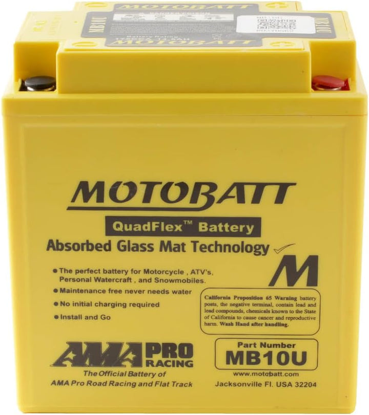 MOTOBATT AGM Batterie MB10U 14,5 Ah