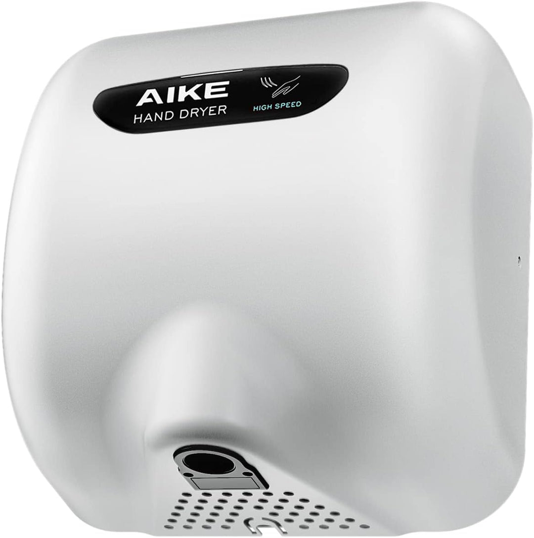 AIKE AK2800B ECO Händetrockner - elektrisch, aus gebürstetem Edelstahl mit Sensorautomatik und HEPA-