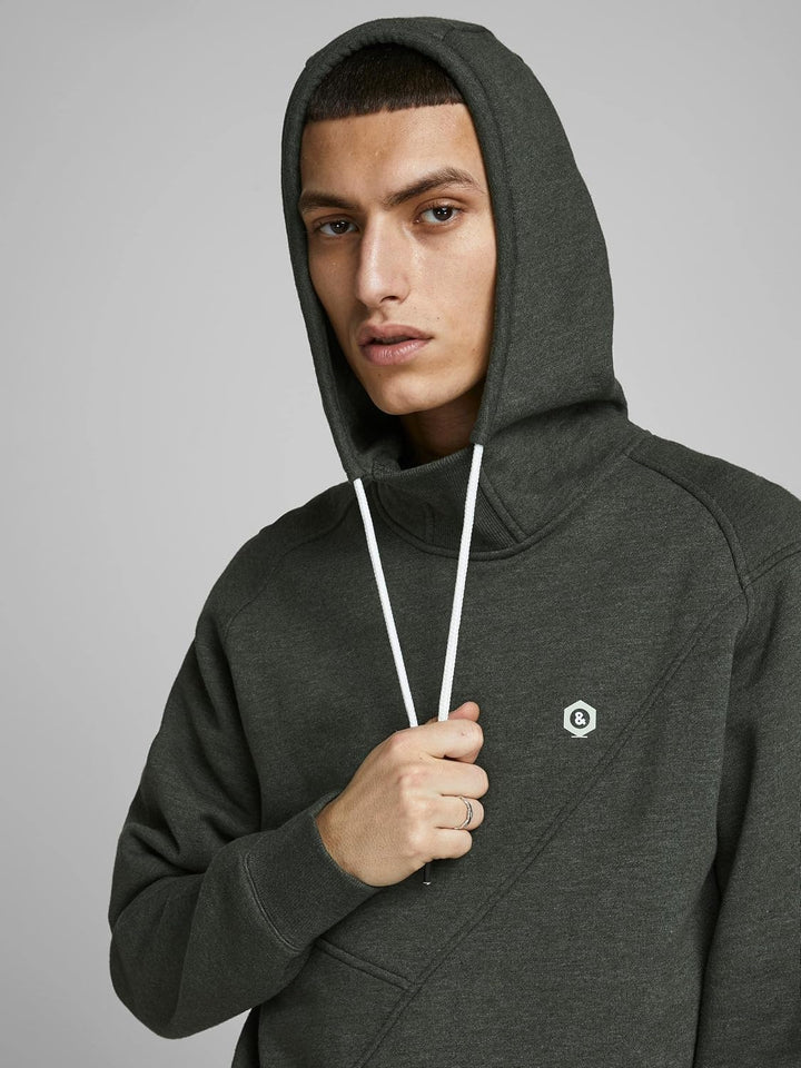 JACK &amp; JONES Male Sweatshirt Detaillierter XS Rosin Melange/Detail Whisper White, XS Rosin Melange/D