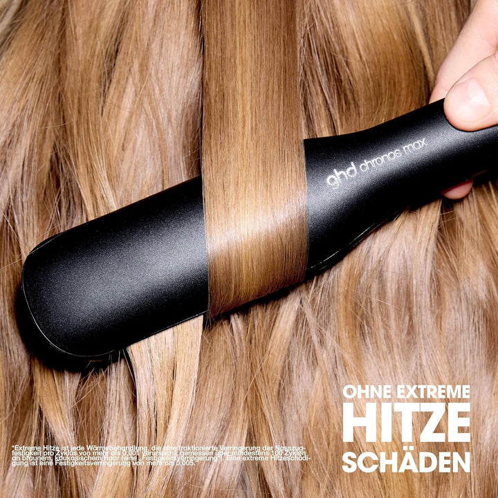 ghd chronos max Breites Glätteisen: Ideal für dickes, langes & lockiges Haar, smarter Styler, 85% gr