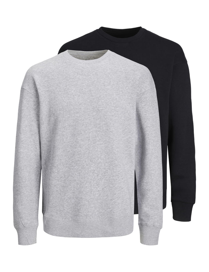 JACK &amp; JONES Herren Sweatshirt XL Black/Pack:black+lgm, XL Black/Pack:black+lgm