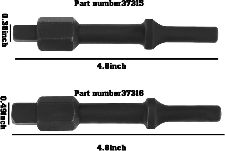 The Lord of the Tools 2 Stück 32029 Drucklufthammer-Steckschlüsseladapter Druckluftwerkzeuge 37315 3
