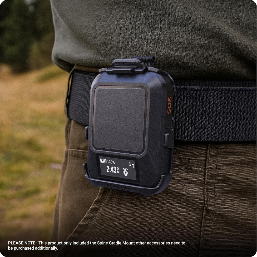 TUSITA Spine Cradle Halterung Kompatibel mit Garmin inReach Messenger Plus Satelliten Kommunikator -