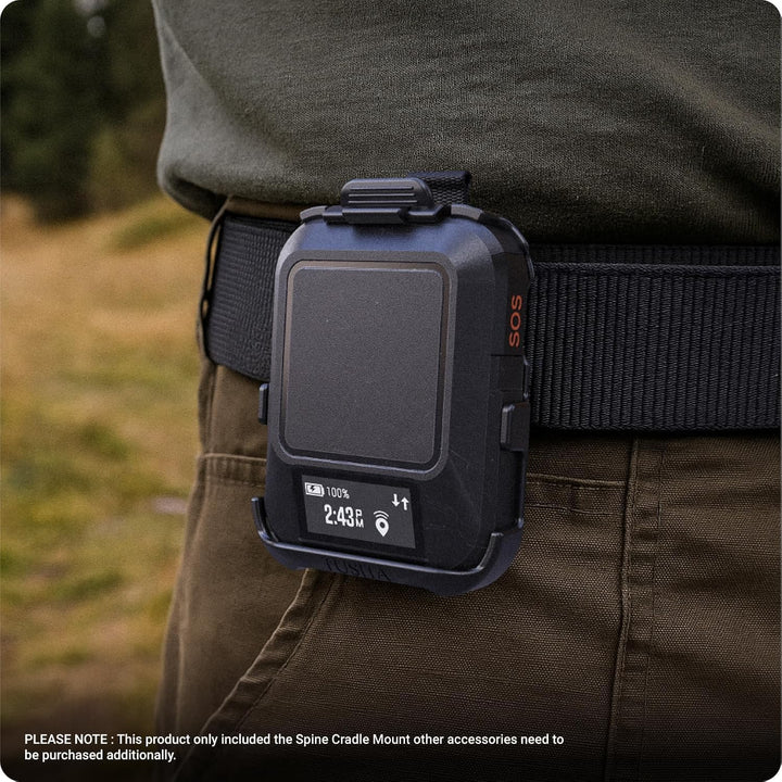 TUSITA Spine Cradle Halterung Kompatibel mit Garmin inReach Messenger Plus Satelliten Kommunikator -