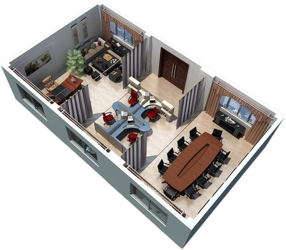 PONY DANCE Raumteiler Vorhang Wärmeisolierend Trennwand Raumtrenner für Wohnzimmer & Schlafzimmer &