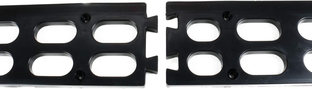 8 Stapelboxen mit Aufhängeschiene von Kinzo Storage, Kunststoff, ca. 10 x 16 cm pro Box, rot