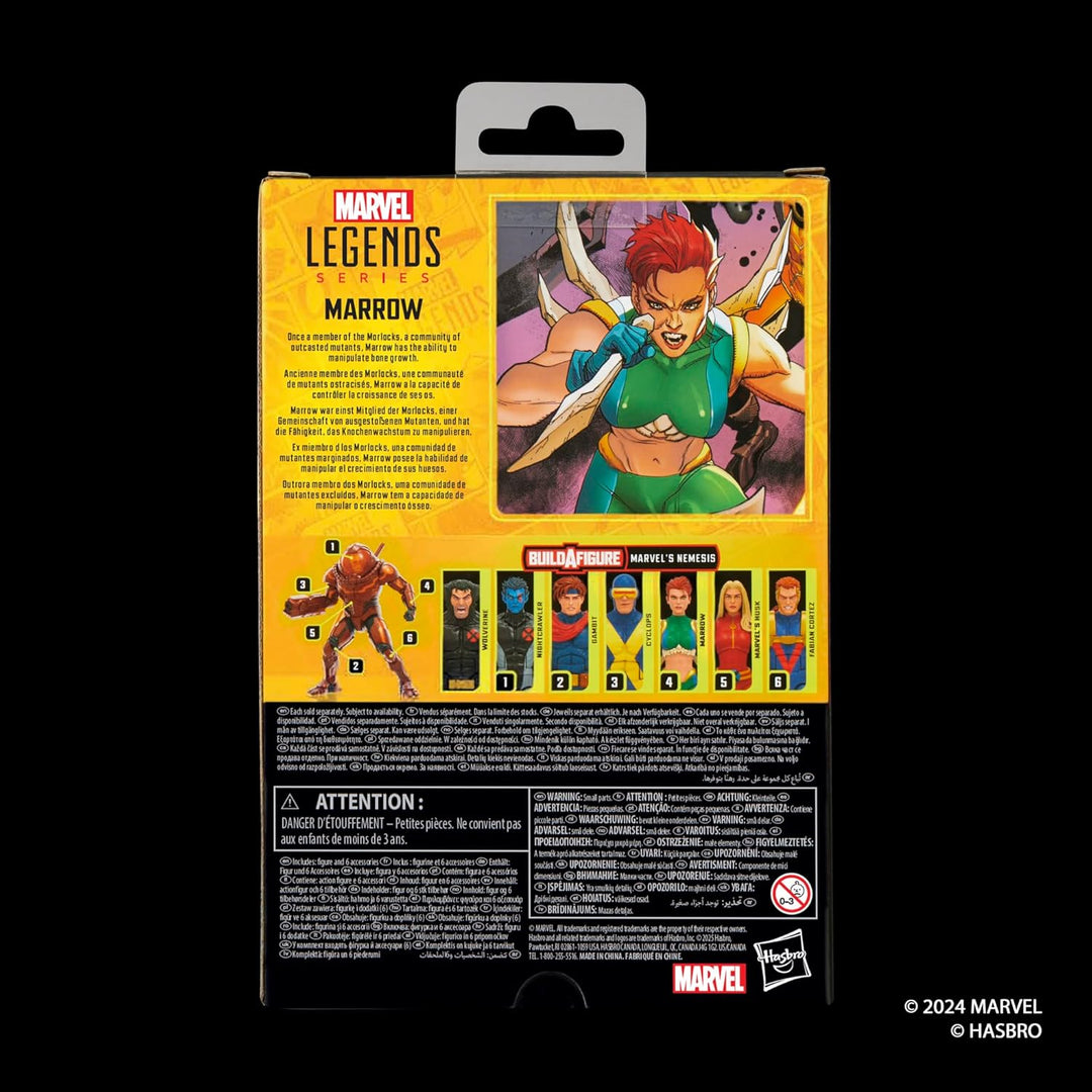 Marvel Legends Series Marrow Action-Figur zu den Comics, Rot und Schwarz, Marrow