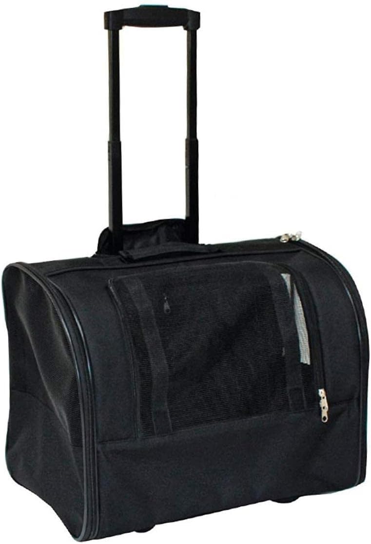 Croci Trolley Jolie 2 in 1 – Tragetasche für Katzen und kleine Hunde 44 x 33 x 28 cm – Trolley für H