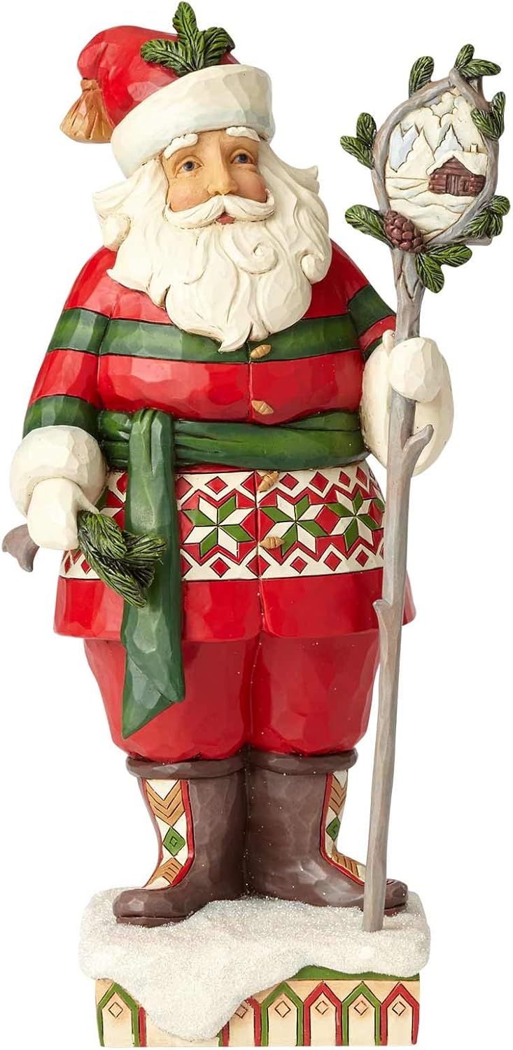 Heartwood Creek Woodsy Santa Figurine