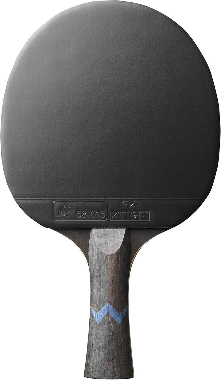 Stiga Royal 4-Star Table Tennis Ping Pong Bat, Black/Red Einzelbett, Einzelbett