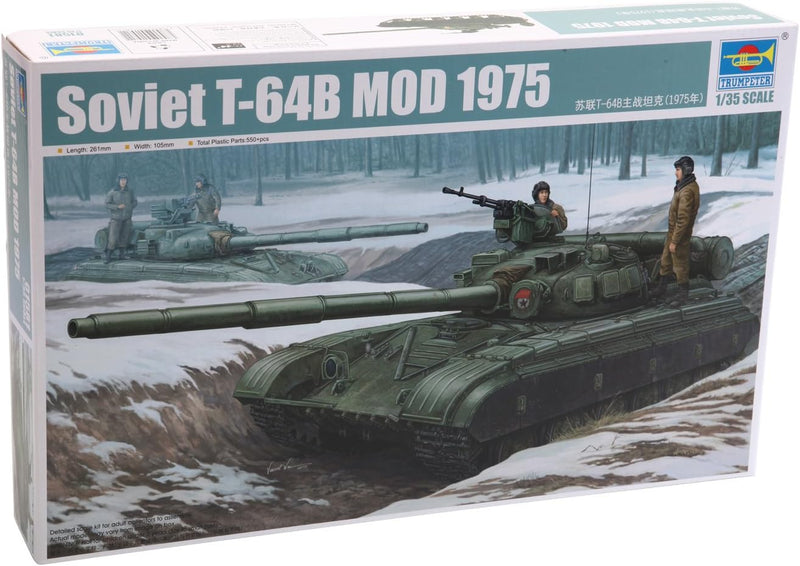 Trumpeter 01581 Modellbausatz Soviet T-64B MOD 1975