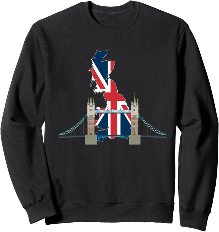 T-Shirt mit Aufschrift "I love London Souvenirs", süsses London Denkmal Kunst Sweatshirt