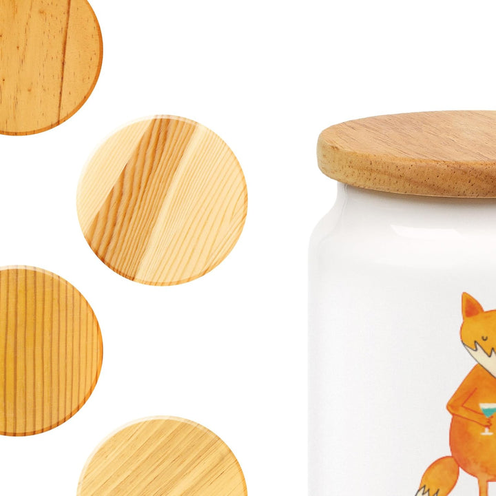 Mr. & Mrs. Panda Keksdose personalisiert Fuchs Lord - Personalisierte Geschenke, Motivation Spruch,