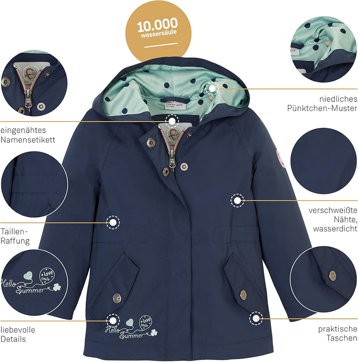 first instinct by killtec Unisex Fis 33 Mns Jckt Funktionsjacke mit Kapuze, dunkelblau