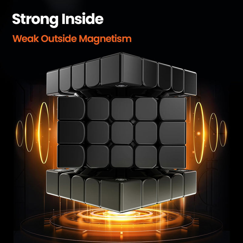 GAN 562 Zauberwürfel Profi 5x5，Speed Cube mit Doppelschichtdesign & Omnidirektionales Kernpositionie