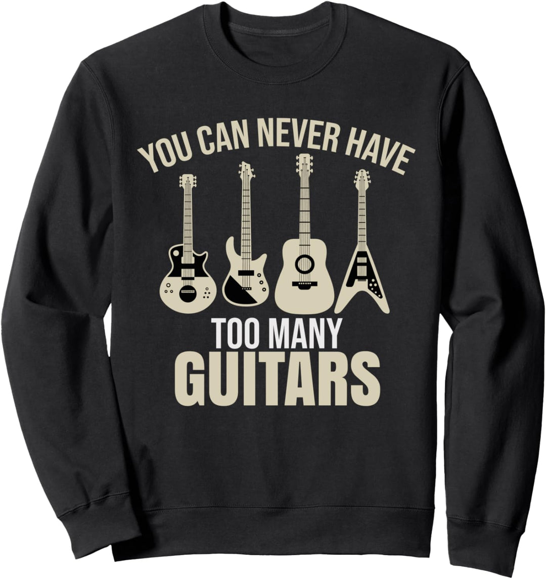 Gitarrenspieler Musikinstrument Gitarrist Lustiges Gitarre Sweatshirt