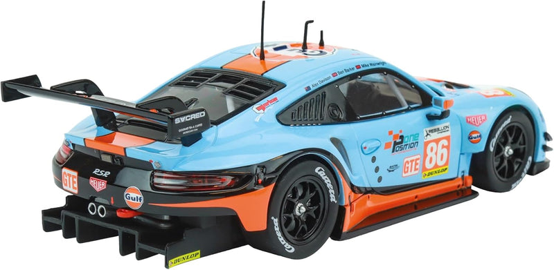 Carrera Evolution - 20027780 I Porsche 911 RSR "Gulf Racing, Mike Wainwright, No.86" Auto für Rennba