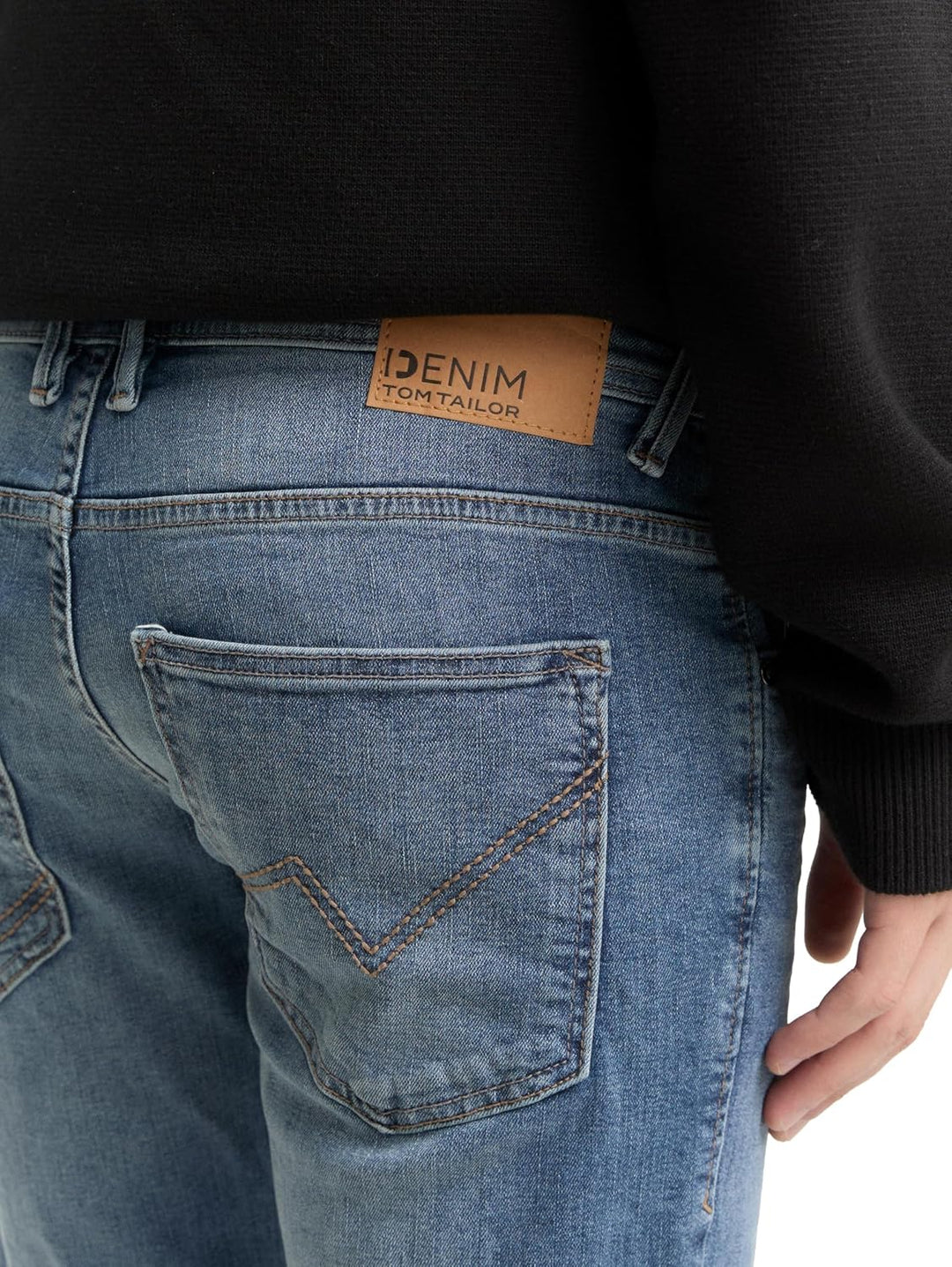 TOM TAILOR Denim Herren Skinny Culver Jeans aus Bio-Baumwolle 28W / 32L 10118 - Used Light Stone Blu