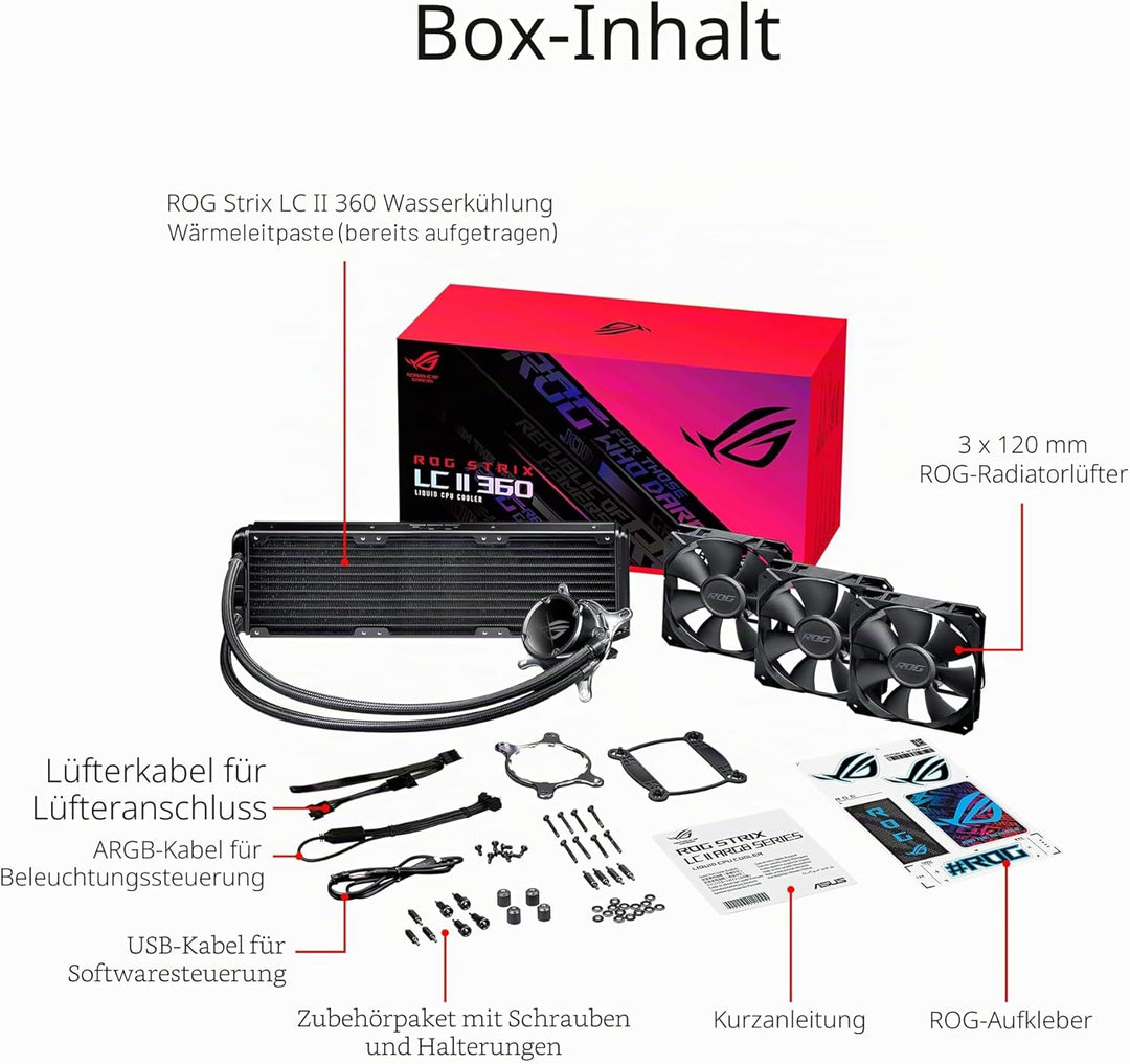 CPU Cooler S_Multi/ROG Strix LC II 360 ASUS