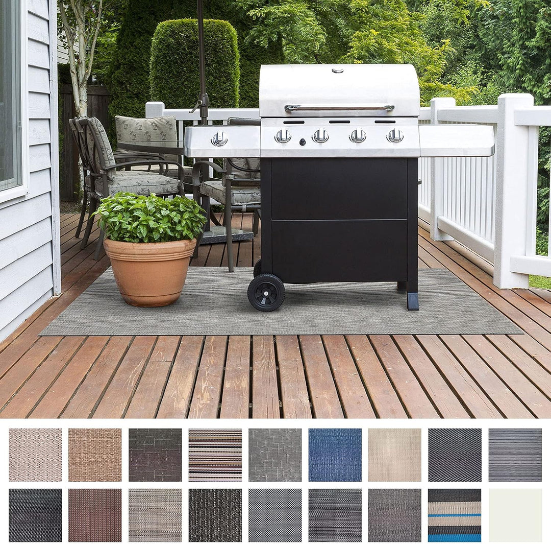 Floordirekt Grillschutzmatte | Schwer entflammbar | 2 Grössen | 5 Designs | Grillmatten zum Grillen