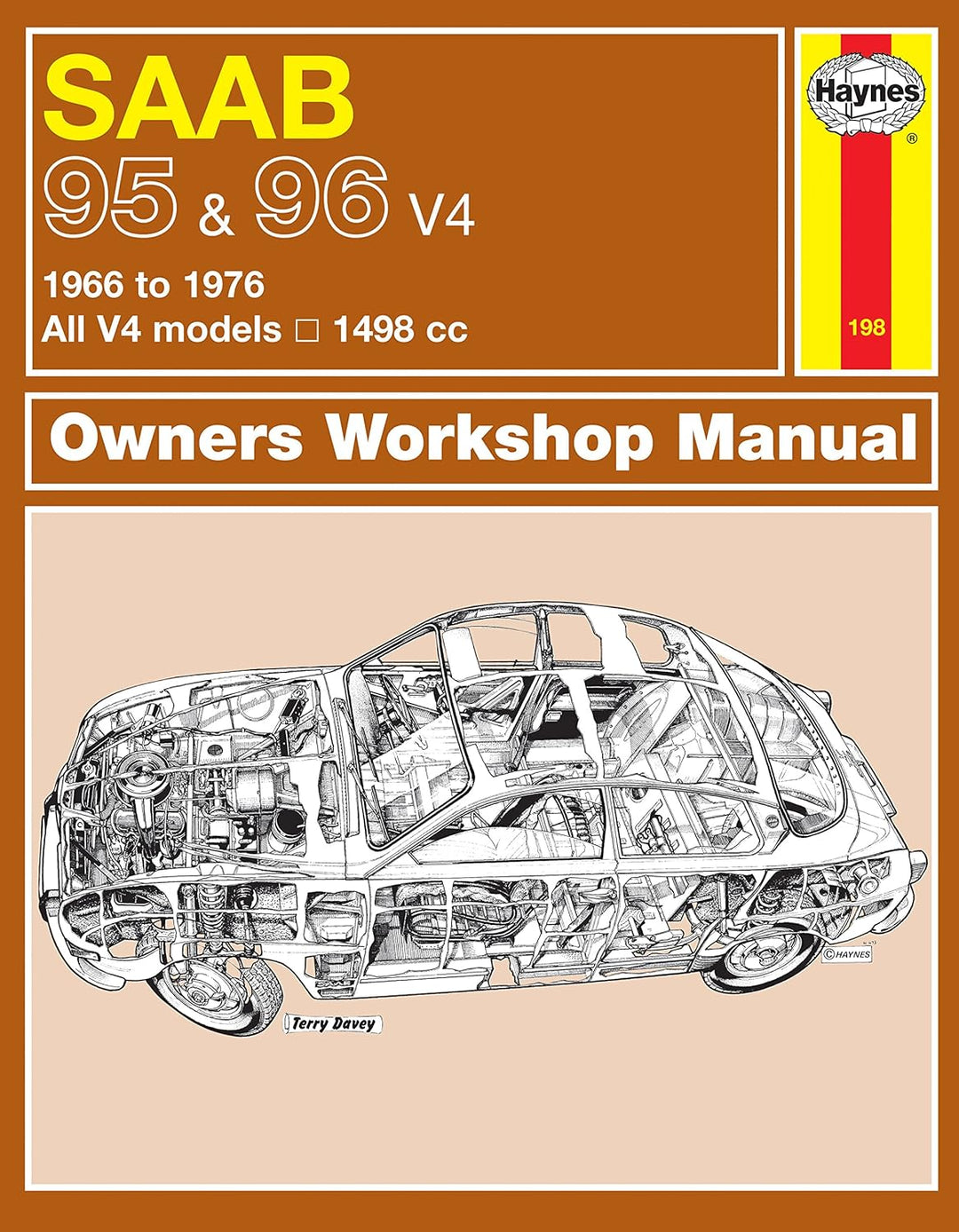 Saab 95 & 96 Petrol (66 - 76) Haynes Repair Manual, Taschenbuch