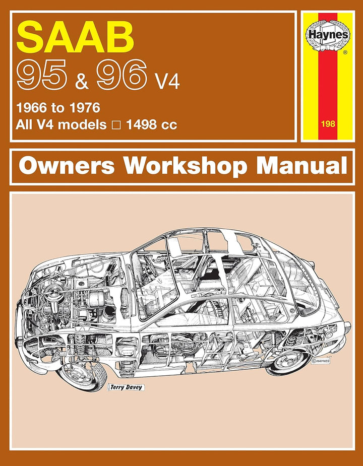 Saab 95 & 96 Petrol (66 - 76) Haynes Repair Manual, Taschenbuch
