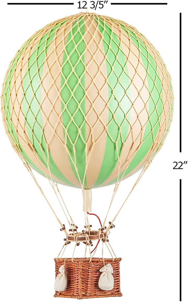 Authentic Models - Dekoballon - Jules Verne - Ballon Grün - 32 cm Durchmesser