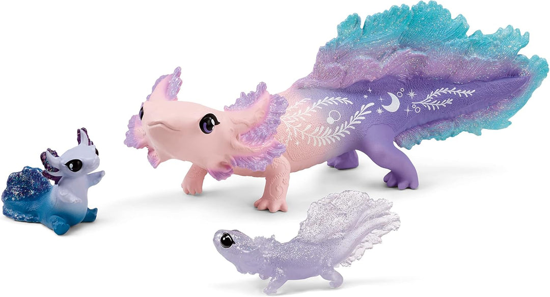 SCHLEICH 42628 Axolotl Discovery Set, für Kinder ab 5-12 Jahren, BAYALA - Spielset & 70756 Elementa