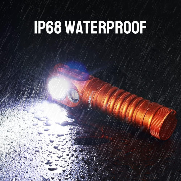 Wurkkos orange stirnlampe wiederaufladbare led taschenlampe 2000lm Hd20-or, Hd20-or