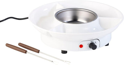 Rosenstein & Söhne Schokofondue elektrisch: Elektrisches Schokoladen-Fondue für 2 Personen, 15 Watt