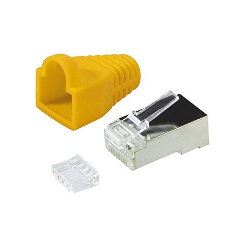 LogiLink Professional MP0022Y RJ45 Stecker Kat.6 gelb
