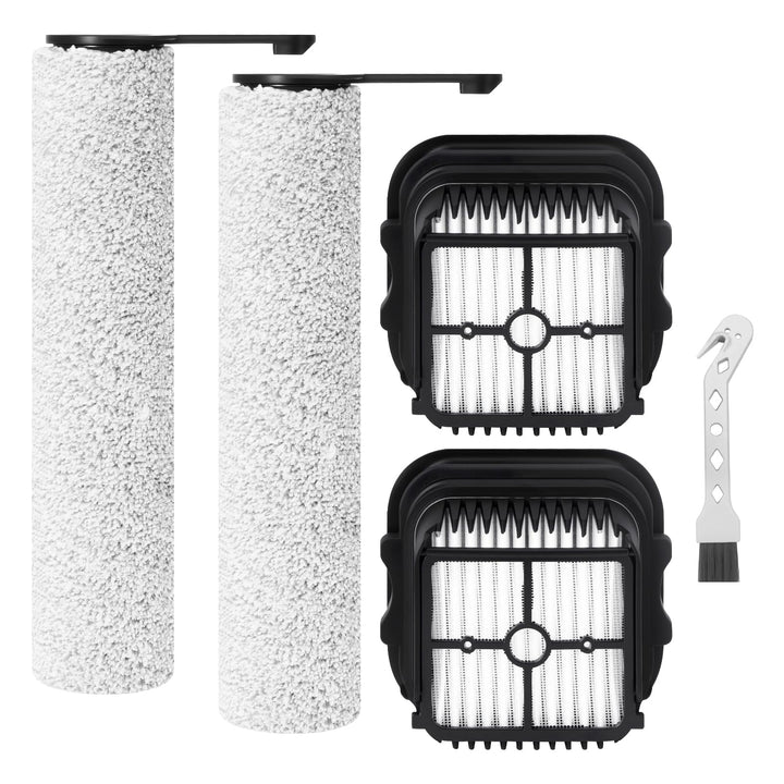 Bürstenwalze und Filter Zubehörset für JONR ED12 Pro Max Nass Trockensauger Ersatzteile (2 bürste, 2