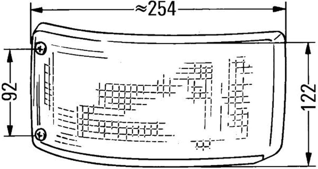 HELLA - Blinkleuchte - Halogen - gelb - ECE - links/rechts/vorne - 2BA 004 119-001 Lichtscheibenfarb