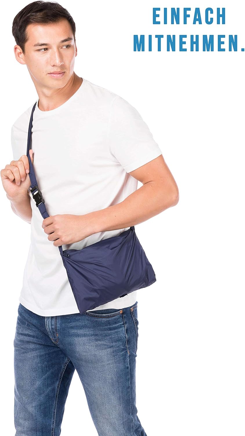 HOCK - DAS ORIGINAL und echter TESTSIEGER* - Fahrrad Regenponcho mit Kapuze - Fahrradponcho Wasserdi