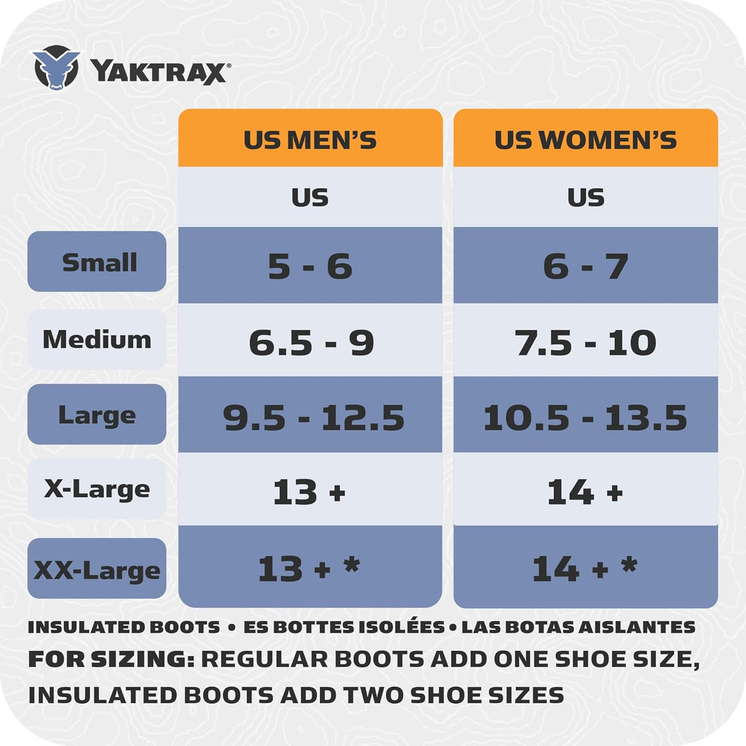 YAKTRAX Diamond d Grip Chains Heavy Duty Traktion Wandern Cleats, Durable TIG Welded Links, bietet T