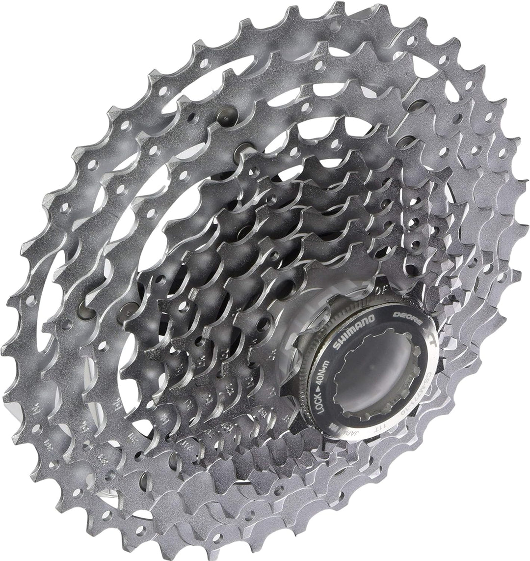 SHIMANO CS-M771 (Deore XT) // 10-Fach Kassette (11-32 Zähne) silber 11-36, silber 11-36
