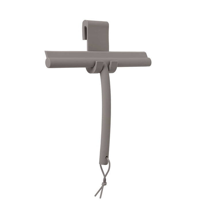 blomus Duschabzieher -VIPO- Duschwischer mit Halterung 24 cm breit Abzieher aus Silikon für Dusche,